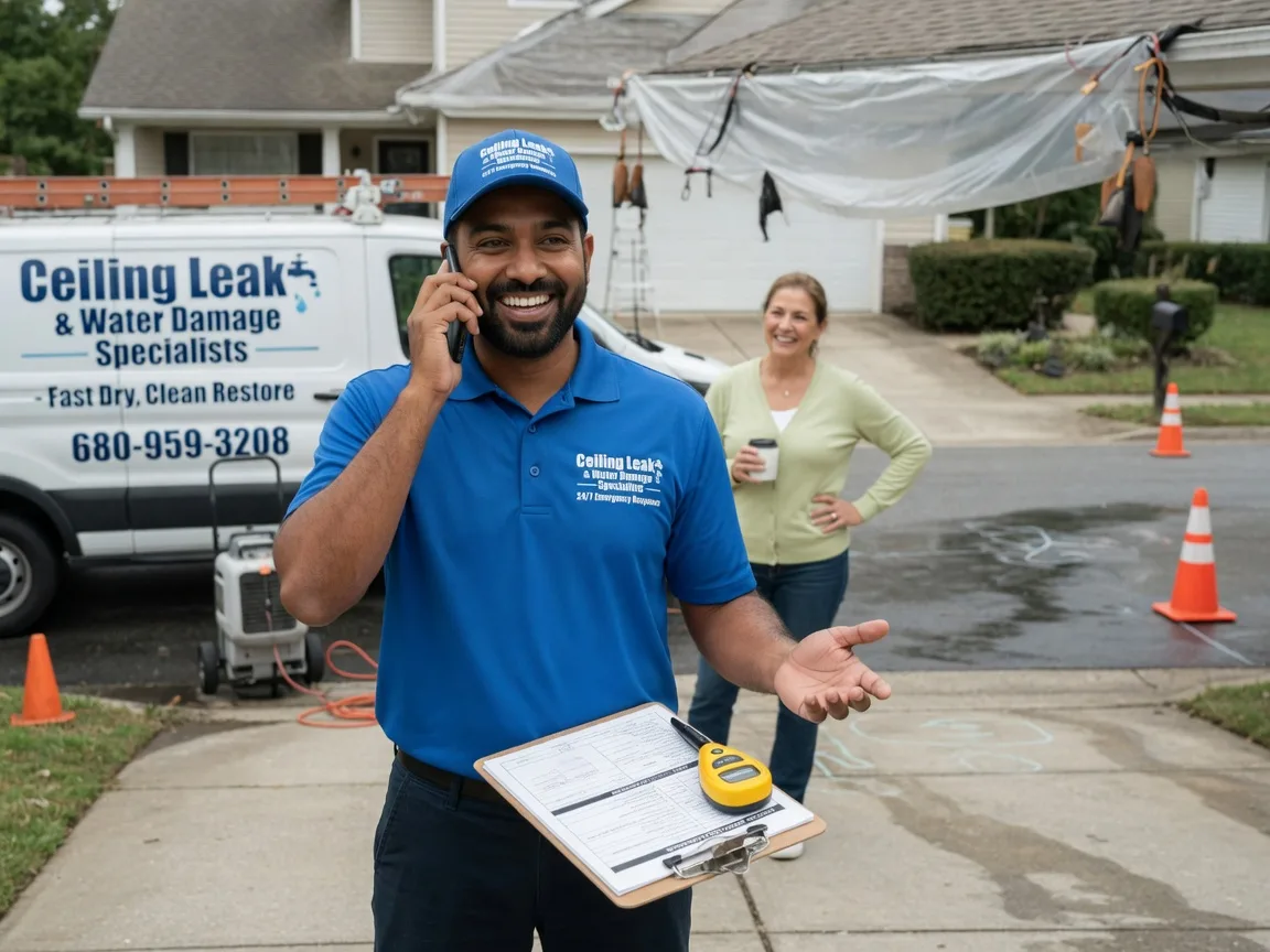 Ceiling Leak Cleanup Yelm, WA FAQs